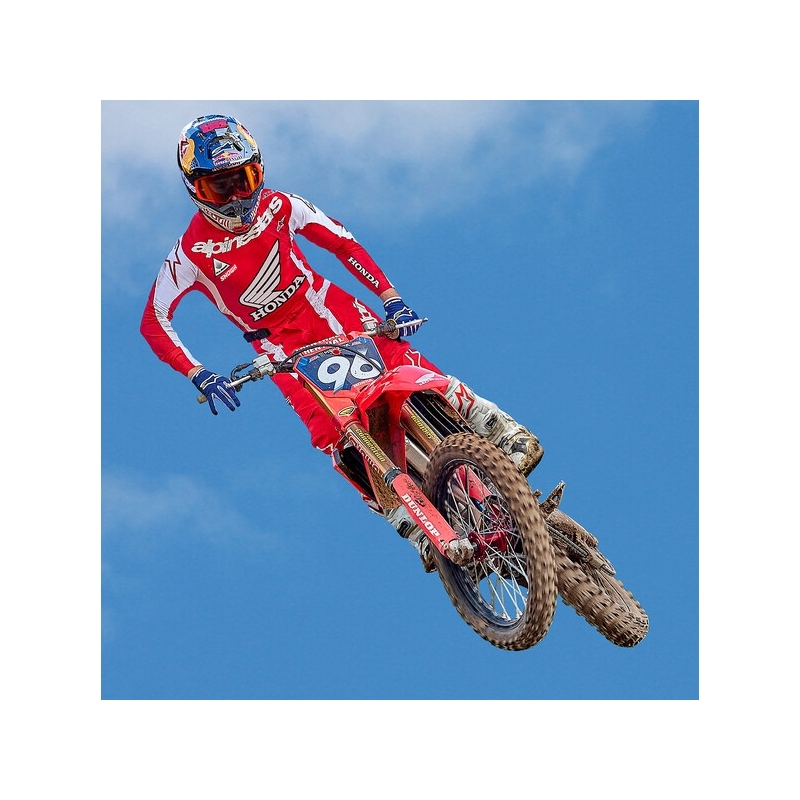 Boty na motorku Alpinestars Tech 10 Supervented Perforované bílo-červeno-černé