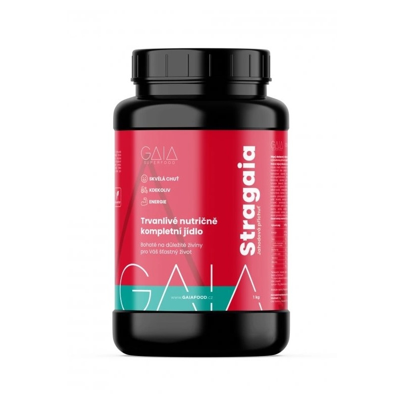 Instantní jídlo GAIA Stragaia 1 kg jahoda