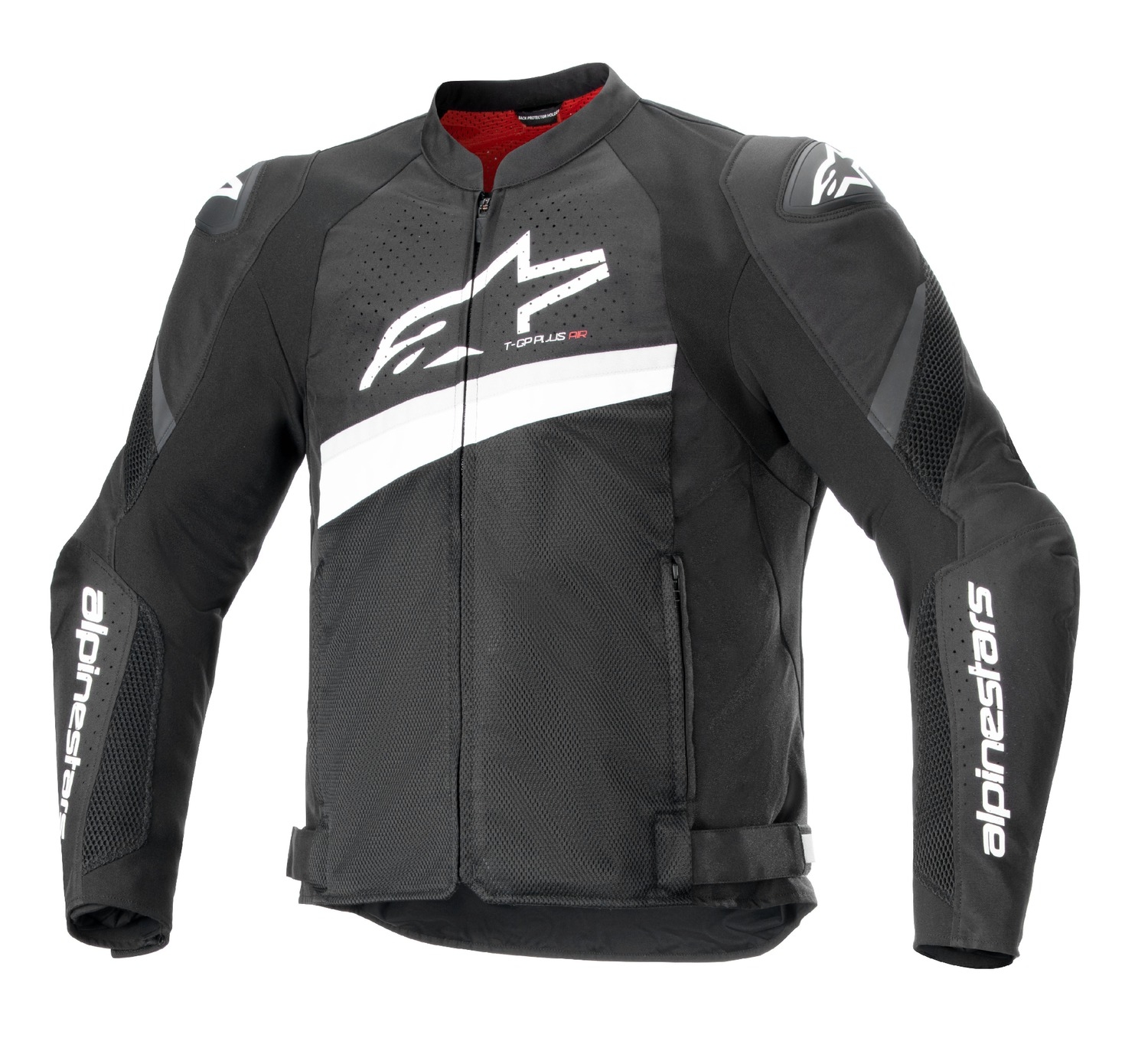 Bunda na motorku Alpinestars T-GP Plus R 4 Airflow černo-bílá Velikost: 3XL