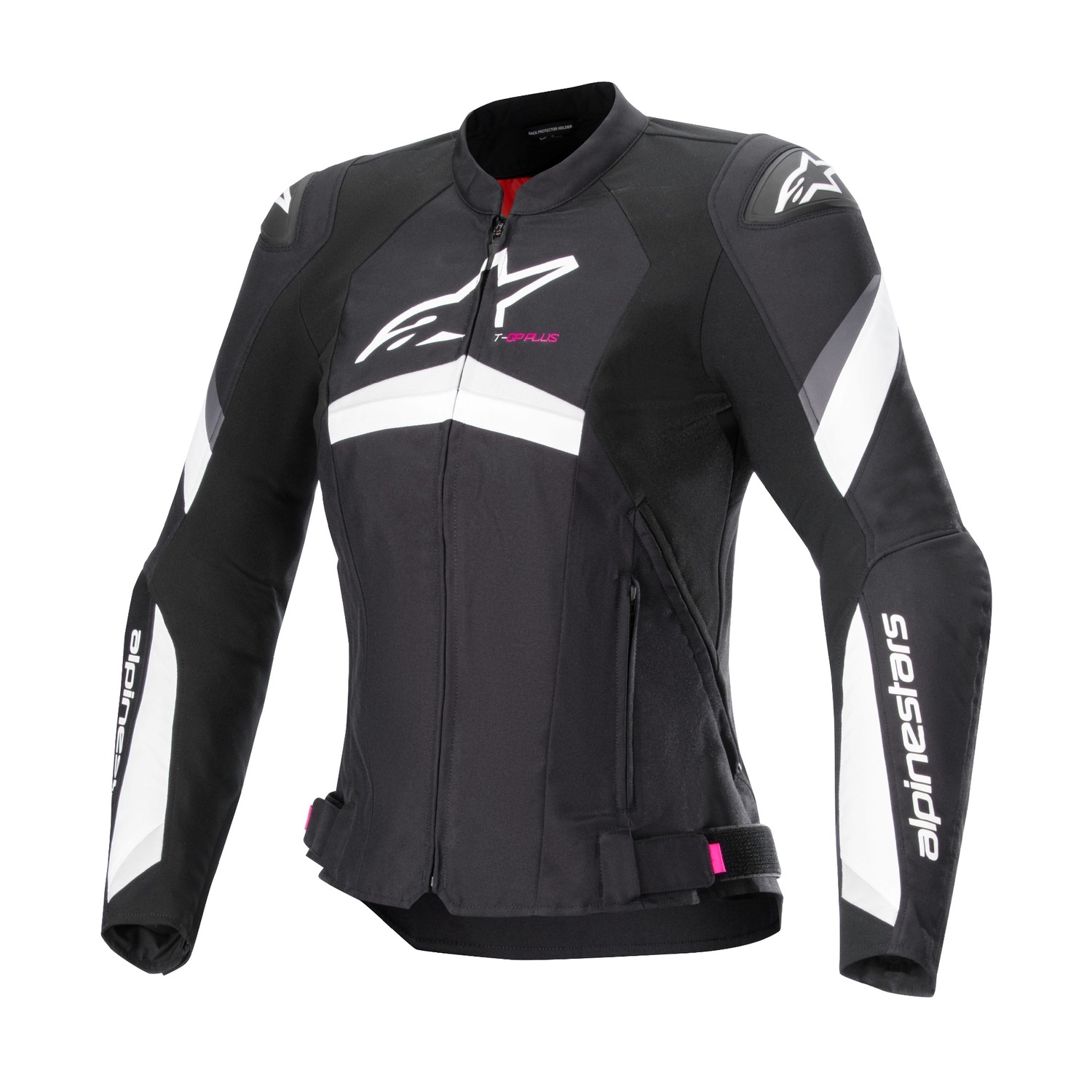 Dámská bunda na motorku Alpinestars Stella T-GP PLUS R 4 černo-bílá Velikost: XS