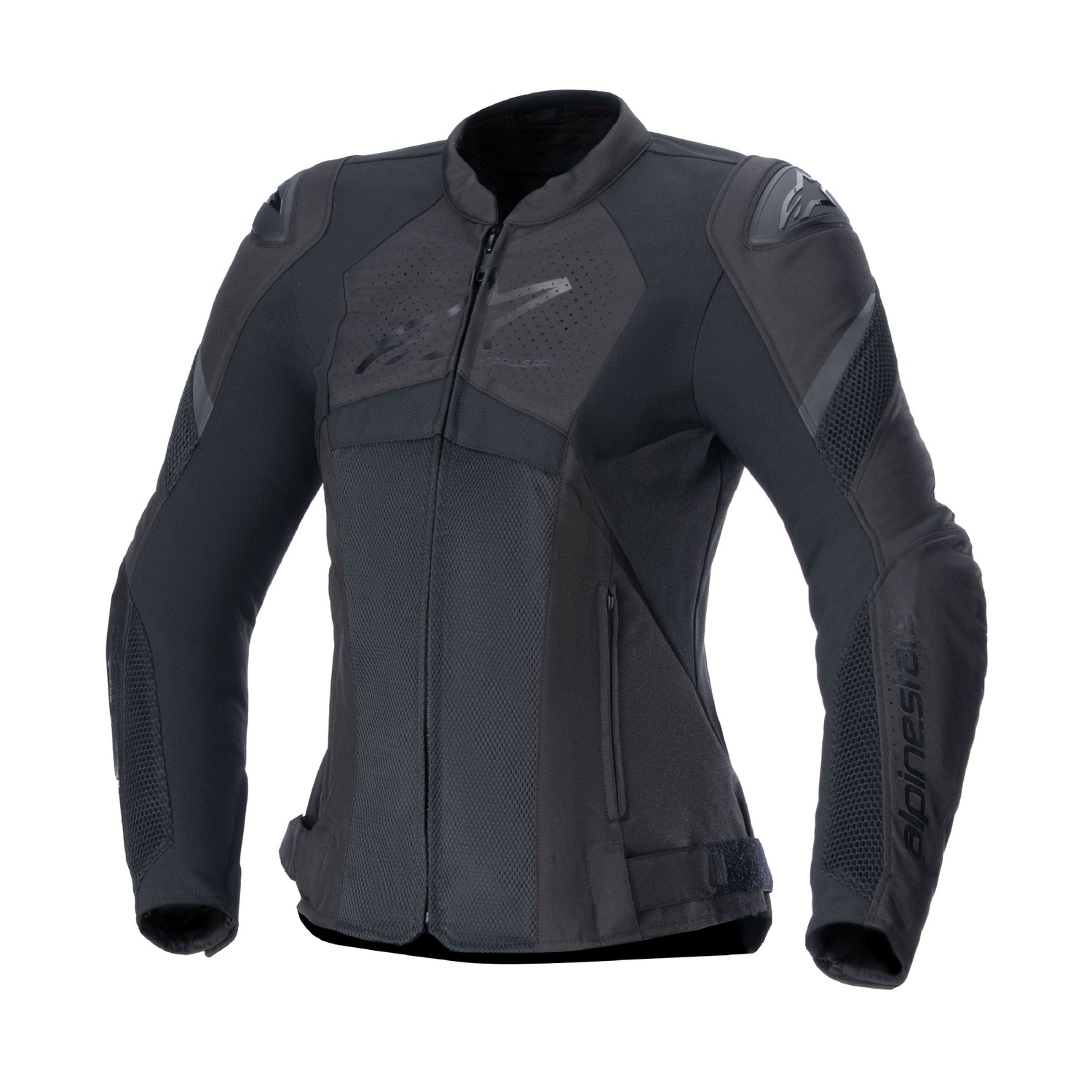 Dámská bunda na motorku Alpinestars Stella T-GP Plus R 4 Airflow černo-černá Velikost: S