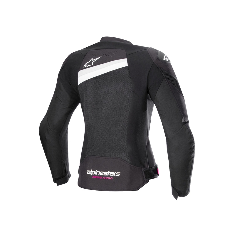 Dámská bunda na motorku Alpinestars Stella T-GP Plus R 4 Airflow černo-bílá