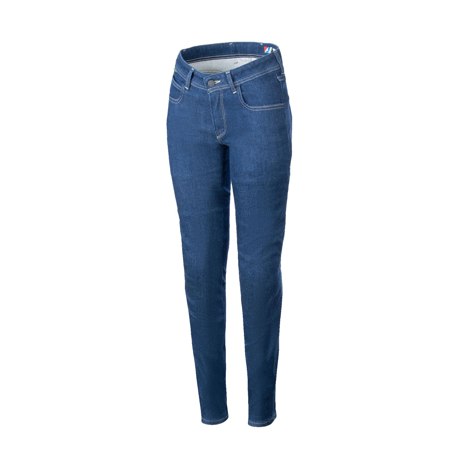 Dámské džíny na motorku Alpinestars Daisy 3 Denim seprané modré Velikost: 28