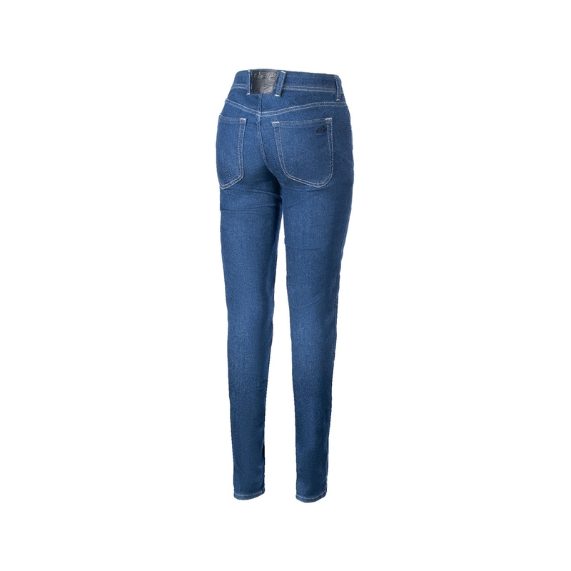 Dámské džíny na motorku Alpinestars Daisy 3 Denim seprané modré