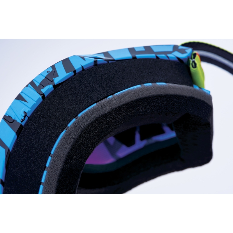 Motokrosové brýle 100%  ACCURI 2 Special UTV/OTG - limitovaná edice Ken Block červené s chromovým plexi