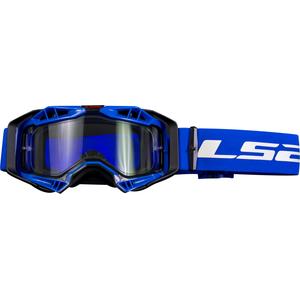 Motokrosové brýle LS2 Aura Enduro černo-modré čiré plexi