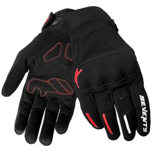 Rukavice na motorku Seventy Degrees SD-C40 Asphalt černo-červené