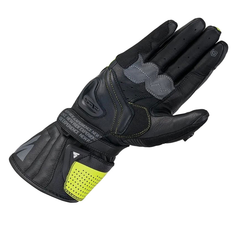 Rukavice na motorku Shima STR-2 Vent fluo žluté