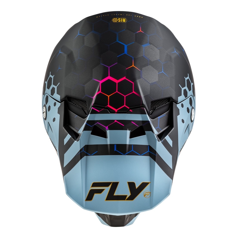 Motokrosová helma FLY Racing Formula CC Tektonic černo-šedá