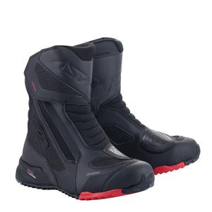 Boty na motorku Alpinestars RT-7 DRYSTAR černo-červené