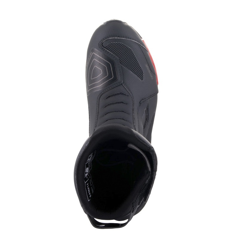 Boty na motorku Alpinestars RT-7 DRYSTAR černo-červené