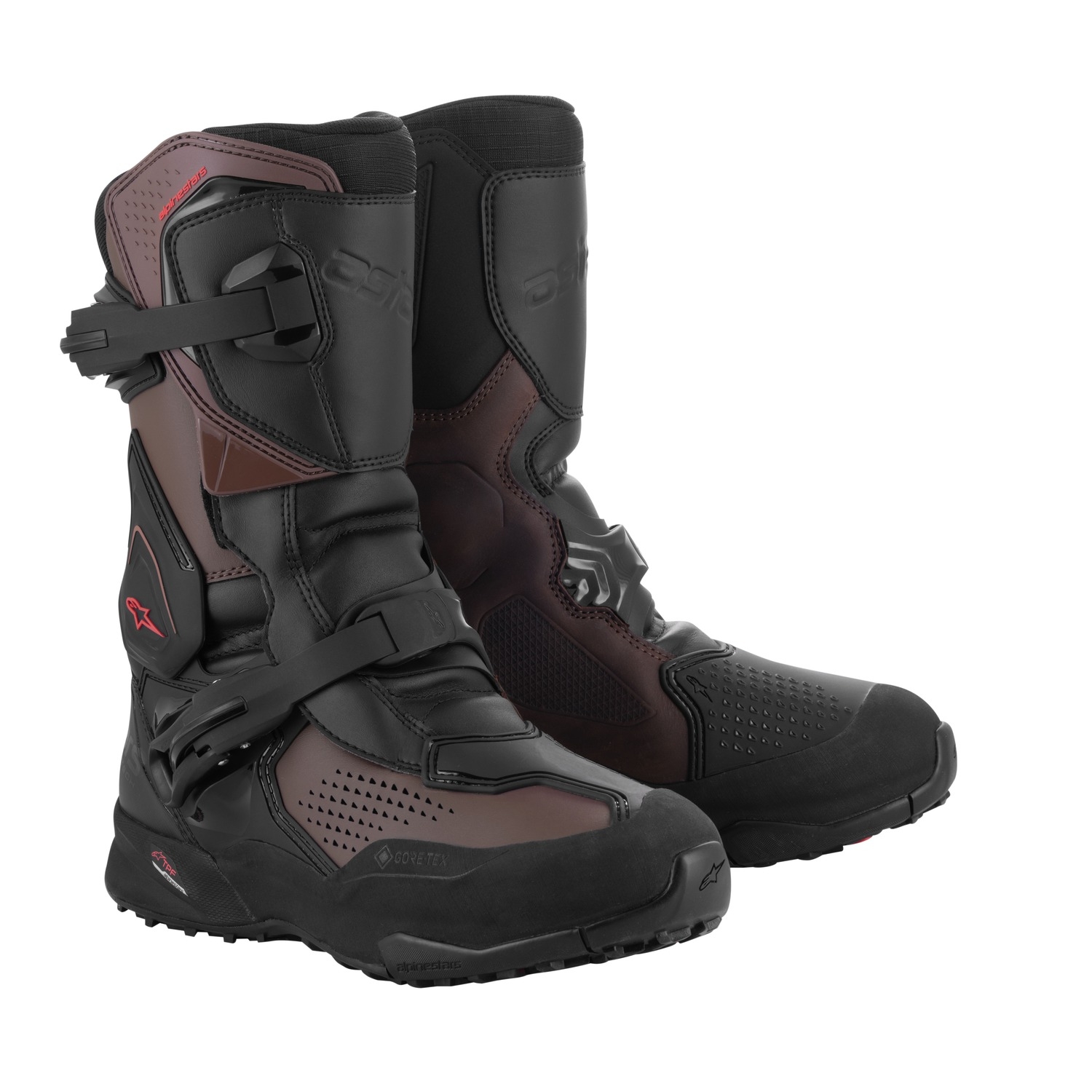 Boty na motorku Alpinestars XT-8 GORE-TEX černo-hnědé Velikost: 38