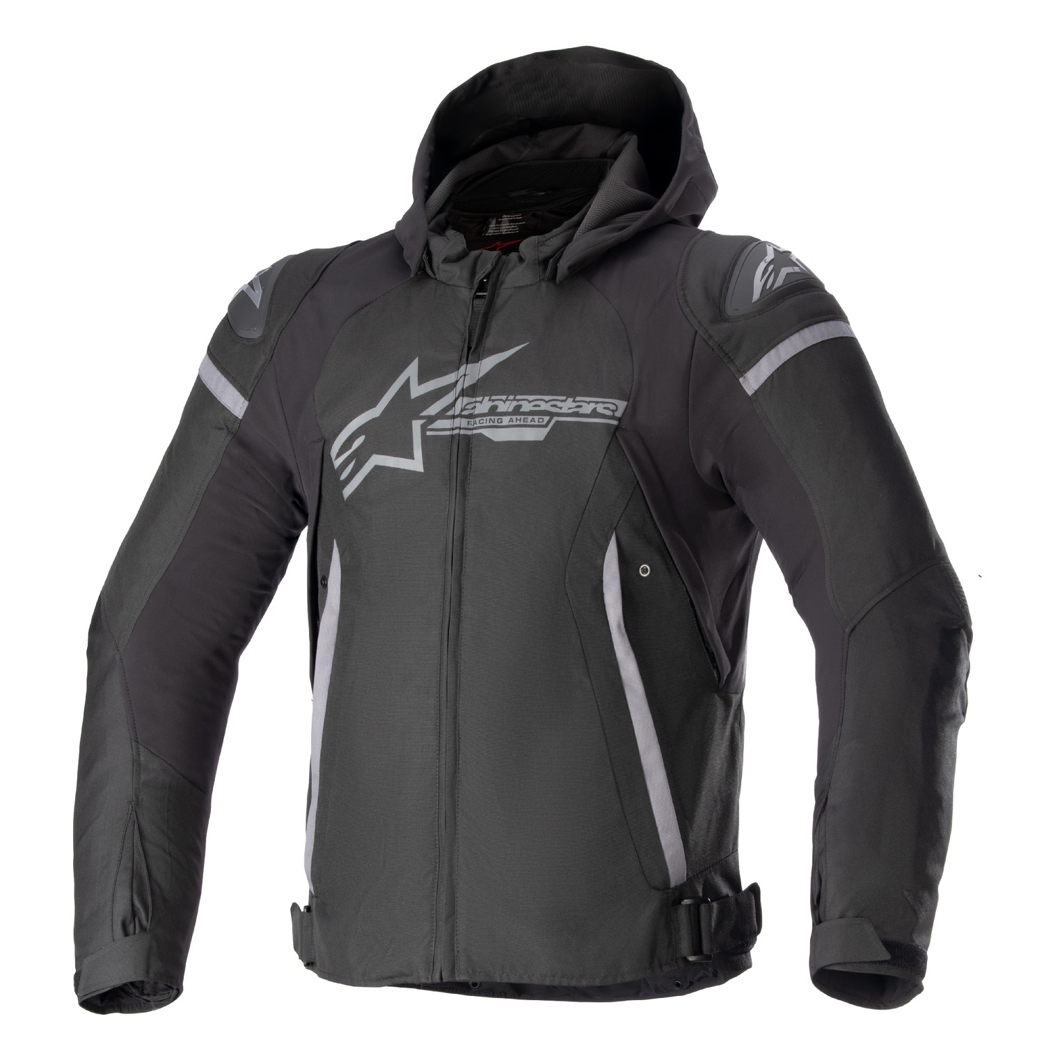 Bunda na motorku Alpinestars Zaca Waterproof černo-tmavě šedá Velikost: S