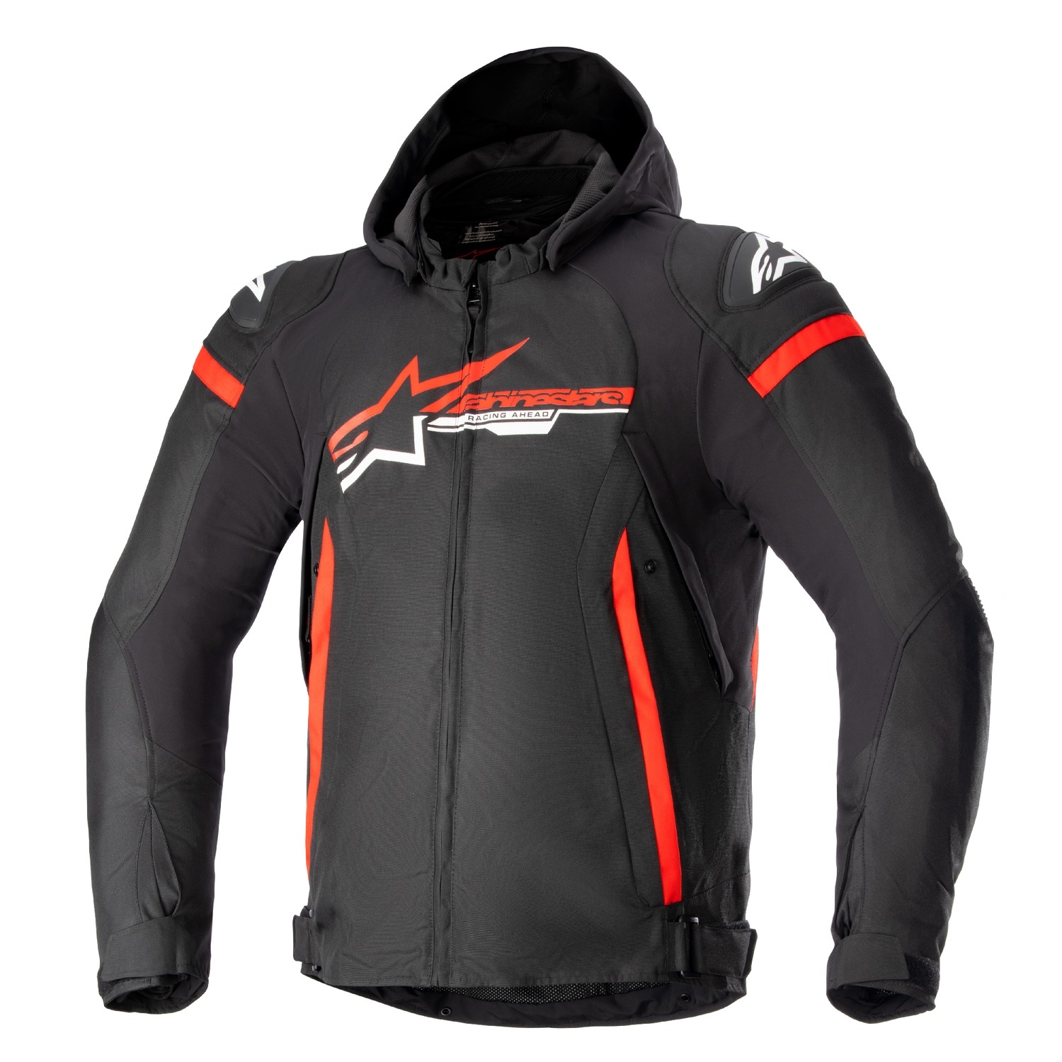 Bunda na motorku Alpinestars Zaca Waterproof černo-červeno-bílá Velikost: S