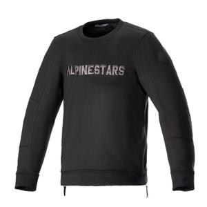Bunda na motorku Alpinestars Legit Crew Fleece černo-šedá