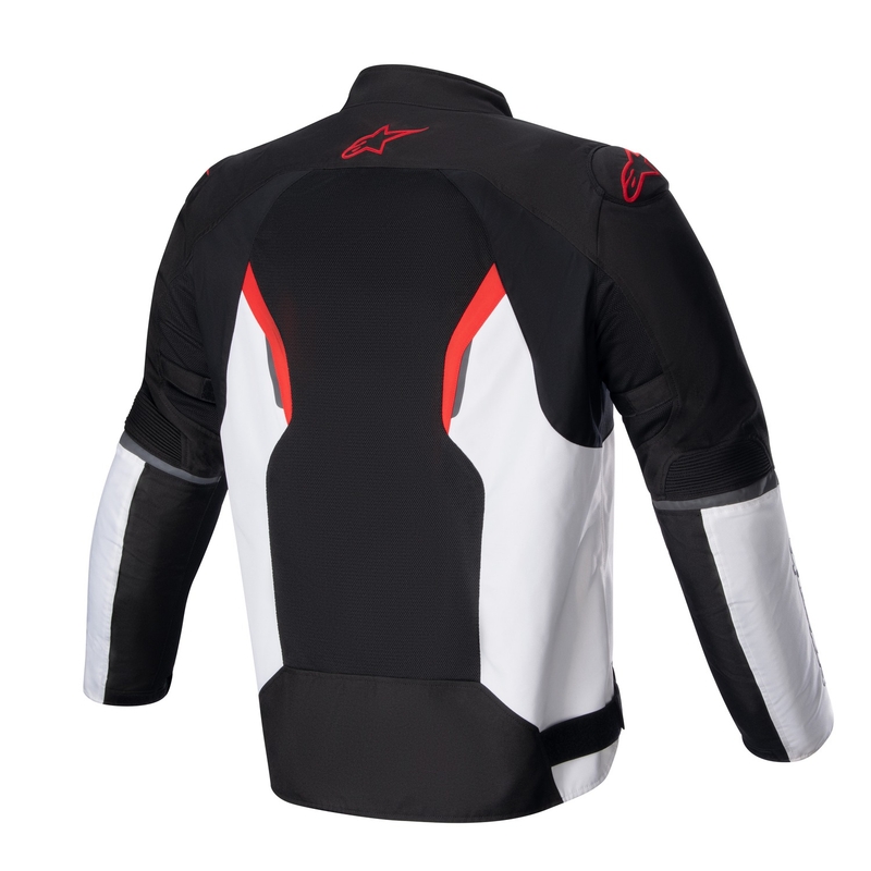 Bunda na motorku Alpinestars AST AIR TECH-AIR 5 kompatibilní černo-bílo-fluo červená
