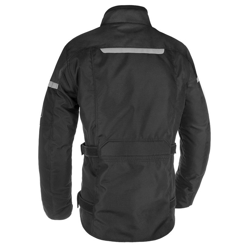 Bunda na motorku Oxford Spartan Long WP černá