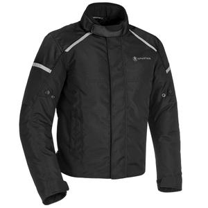 Bunda na motorku Oxford Spartan Short WP černá