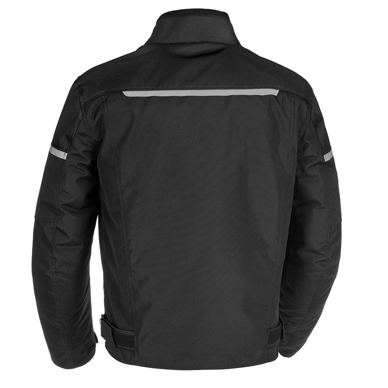 Bunda na motorku Oxford Spartan Short WP černá