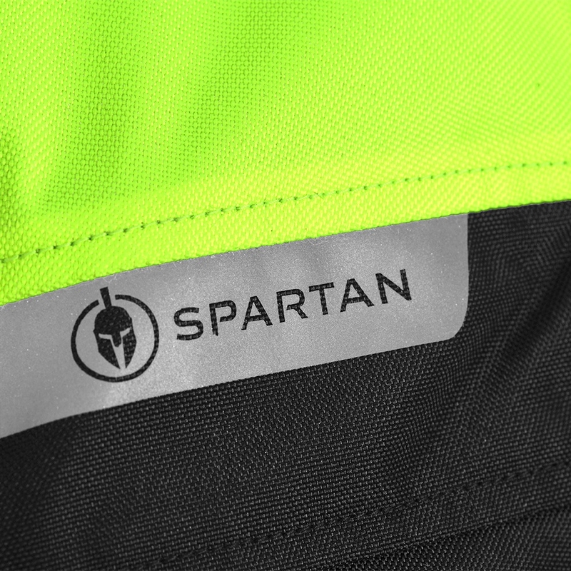 Bunda na motorku Oxford Spartan Short WP černo-fluo žlutá