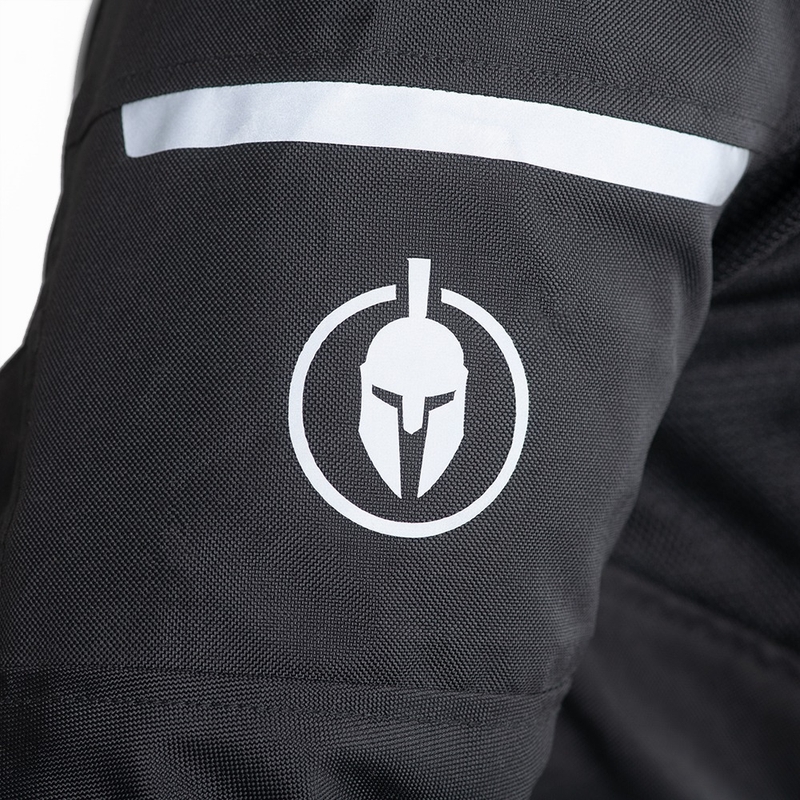 Bunda na motorku Oxford Spartan Air černá