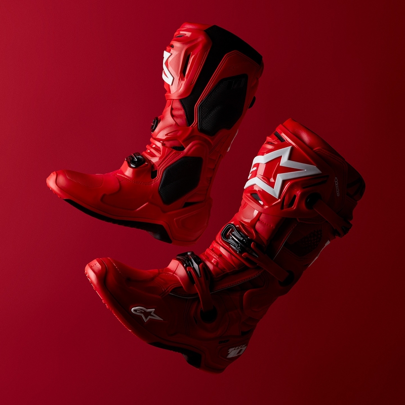 Boty na motorku Alpinestars Tech 10 červené