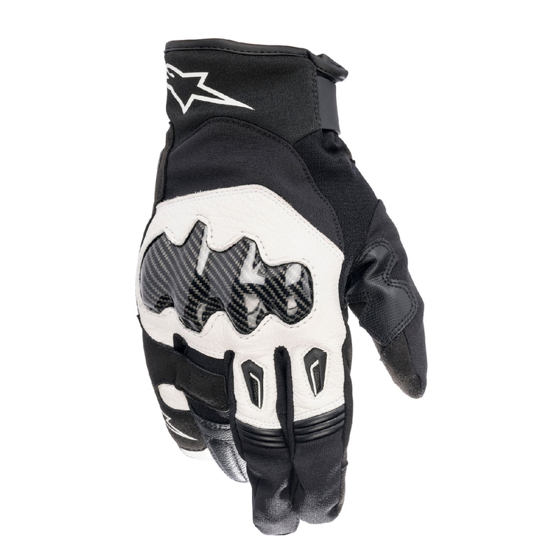 Rukavice na motorku Alpinestars SMX-1 Drystar černo-bílé