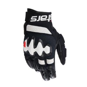 Rukavice na motorku Alpinestars Halo černo-bílé