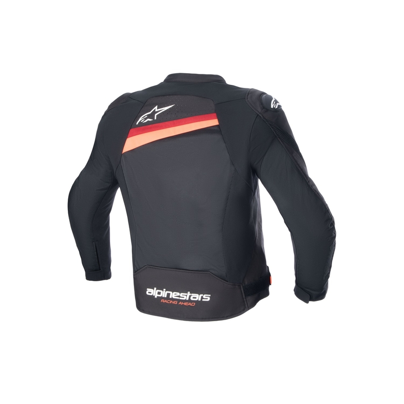 Bunda na motorku Alpinestars T-GP PLUS R 4 Airflow černo-fluo červená