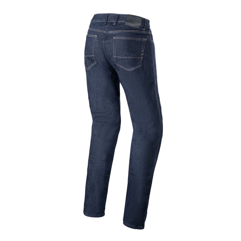 Džíny na motorku Alpinestars Radon Relaxed Fit Denim seprané modré