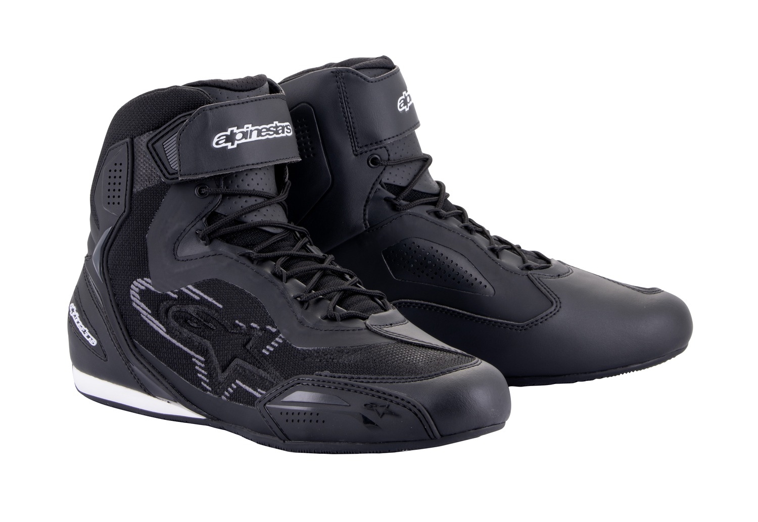 Boty na motorku Alpinestars Faster-3 Rideknit černo-šedé Velikost: 42