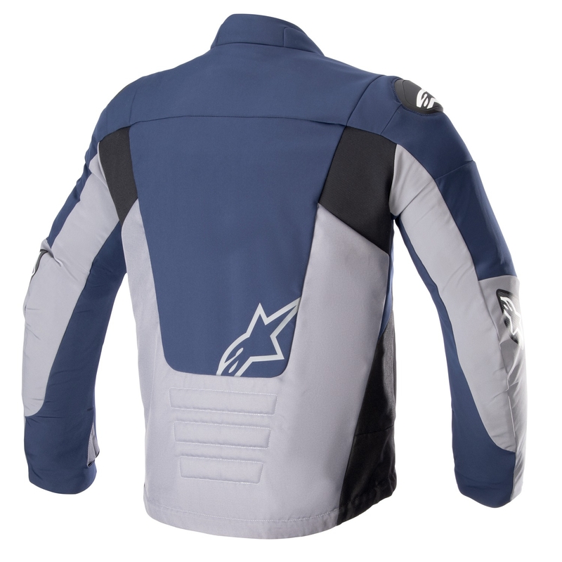 Bunda na motorku Alpinestars SMX Waterproof tmavě modro-šedá