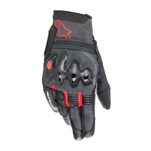 Rukavice na motorku Alpinestars Morph Sport černo-fluo červeno-šedé