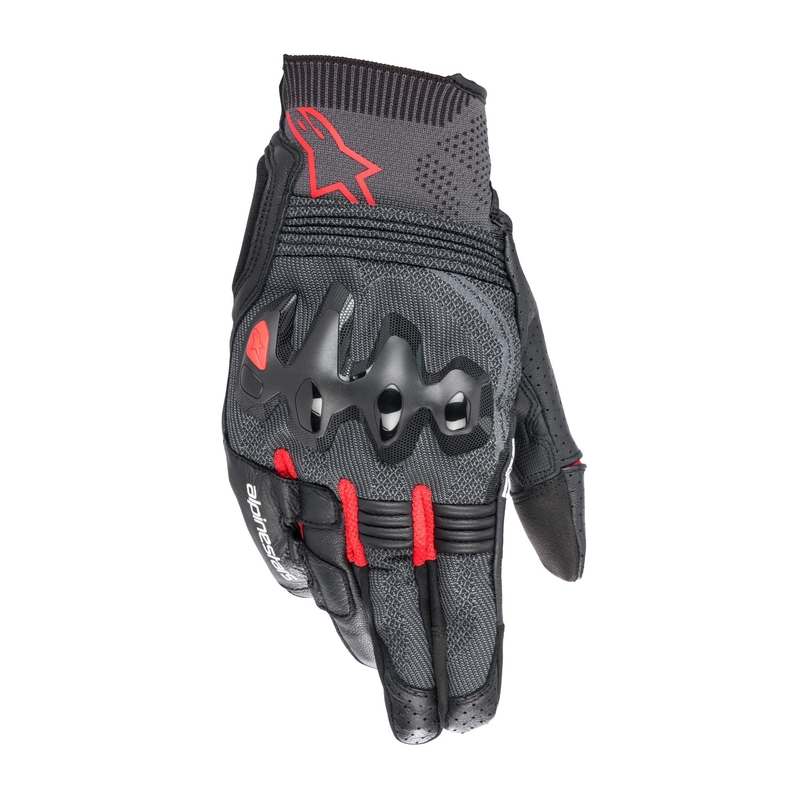 Rukavice na motorku Alpinestars Morph Sport černo-fluo červeno-šedé