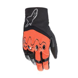 Rukavice na motorku Alpinestars Hyde XT Drystar fluo červeno-černé