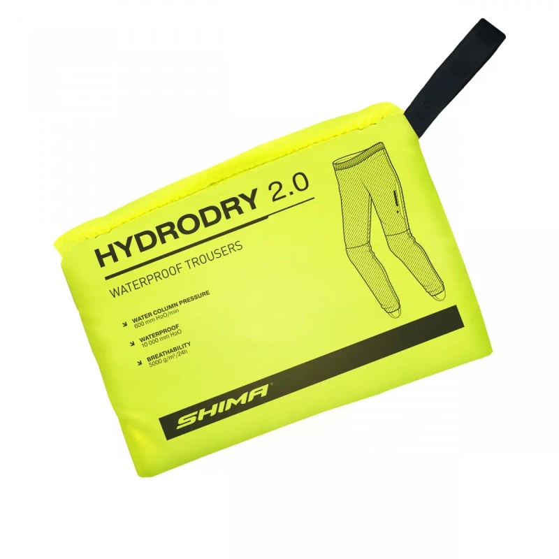 Nepromokavé kalhoty Shima Hydrodry 2.0 černo-fluo žluté