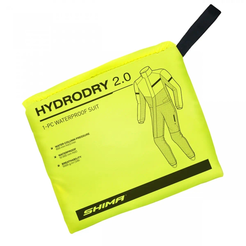 Nepromokavá kombinéza Shima Hydrodry 2.0 černo-fluo žlutá