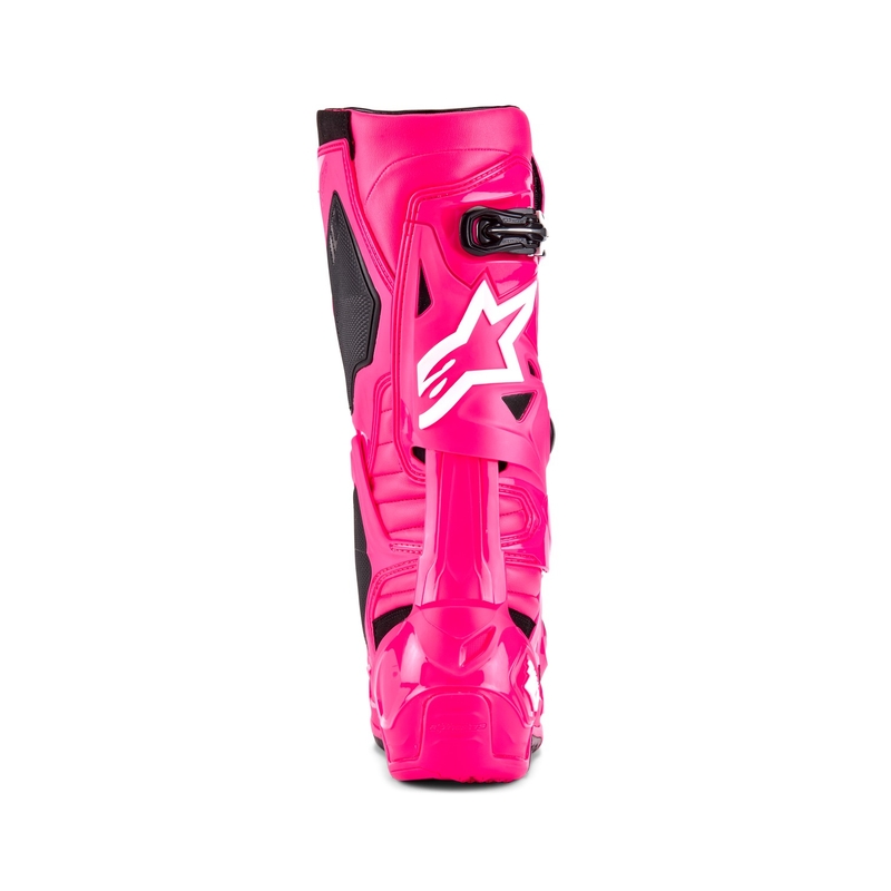 Boty na motorku Alpinestars Tech 10 růžovo-černo-bílé