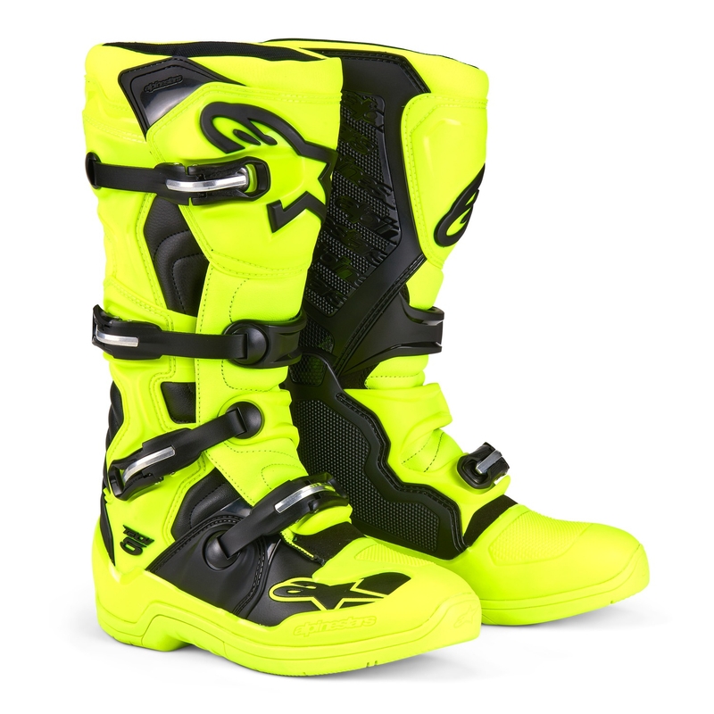 Boty na motorku Alpinestars Tech 5 fluo žluto-černé 2025