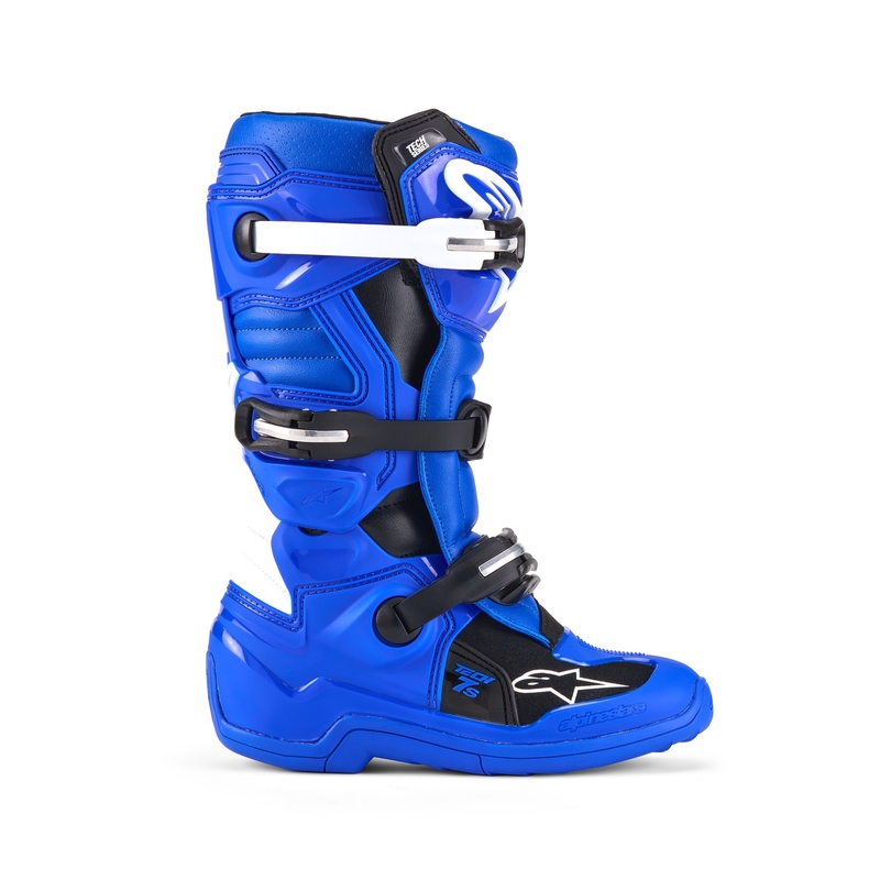 Dětské boty na motorku Alpinestars Tech 7 S modro-bílo-černé