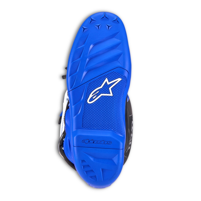 Dětské boty na motorku Alpinestars Tech 7 S modro-bílo-černé