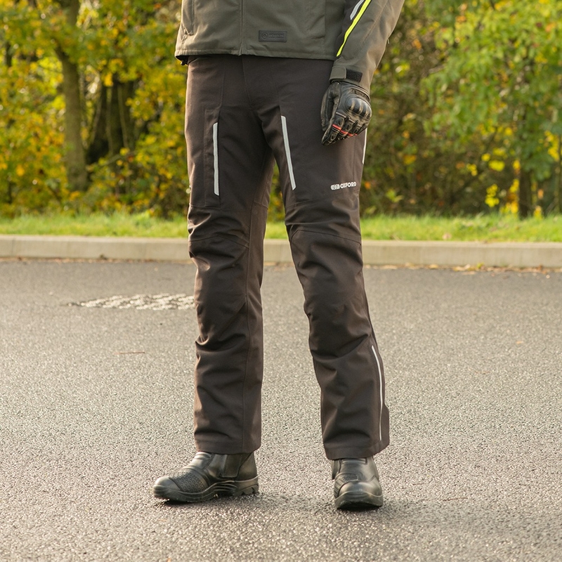 Zkrácené kalhoty na motorku Oxford Advanced Hinterland DRY2DRY™ černé