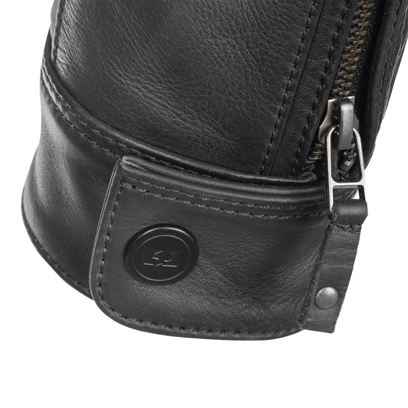 Kožená bunda na motorku Oxford Route 73 2.0 černá