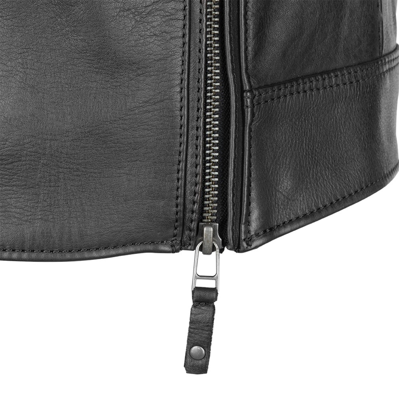 Kožená bunda na motorku Oxford Route 73 2.0 černá