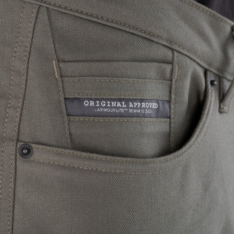 Kalhoty na motorku Oxford Original Approved Cargo AA khaki