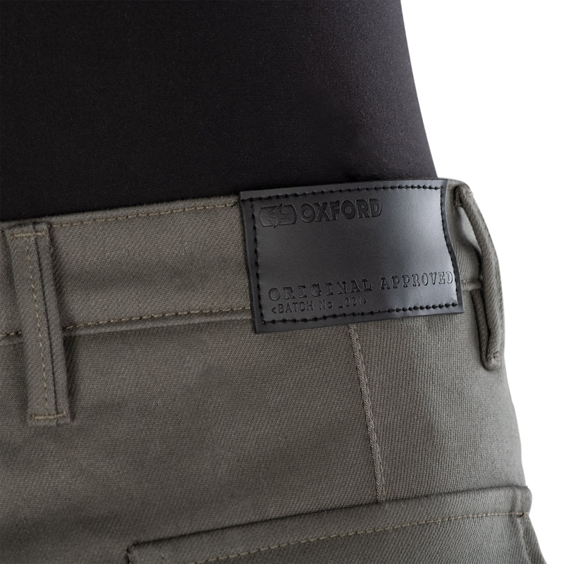 Kalhoty na motorku Oxford Original Approved Cargo AA khaki