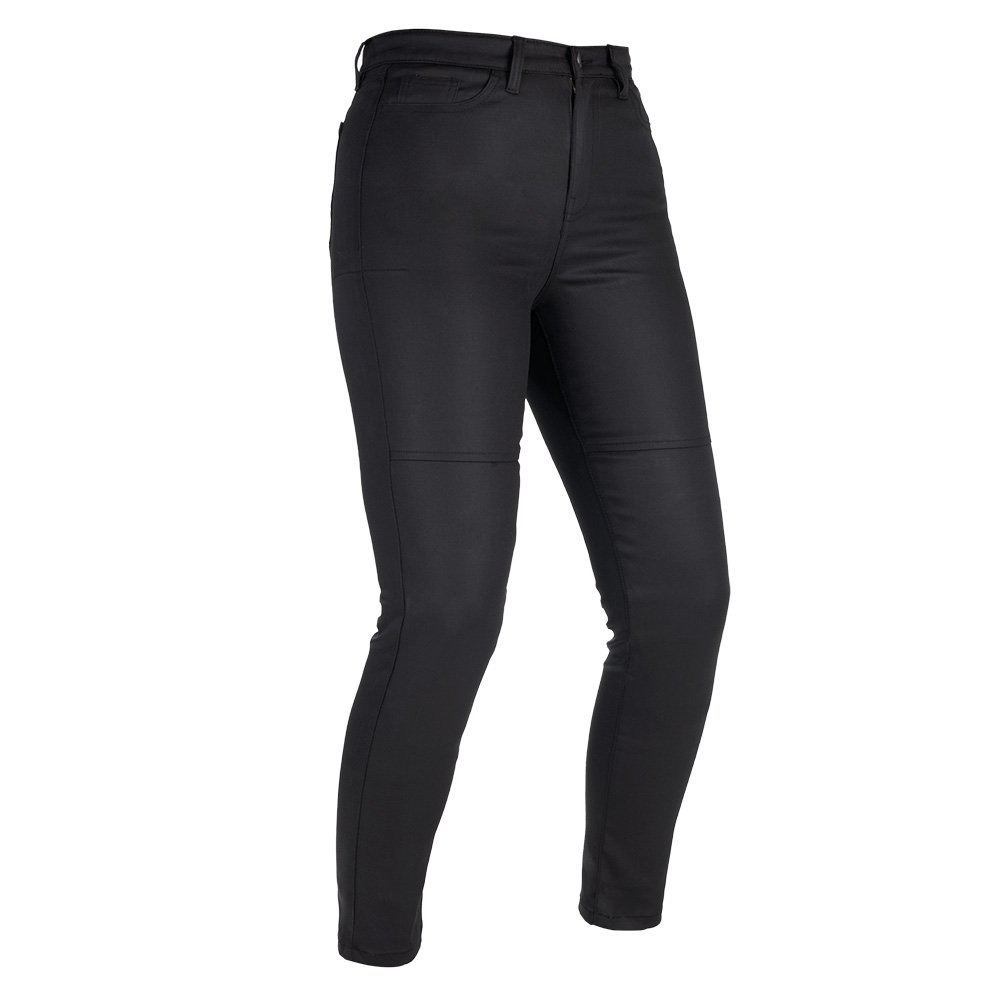 Dámské džíny na motorku Oxford Original Approved Waxed Jeggins AA černé Velikost: 12