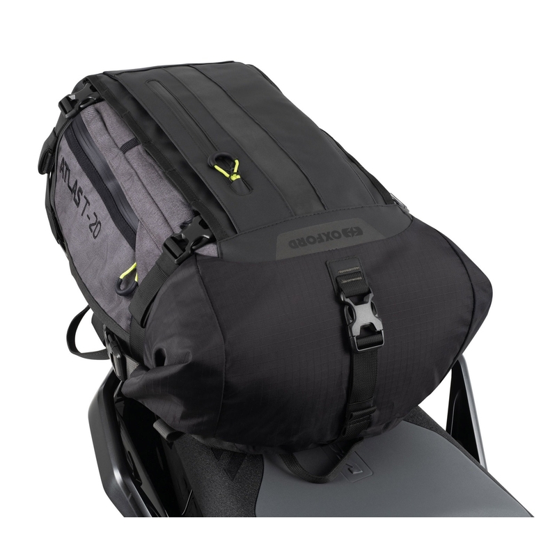 Moto brašna na sedadlo spolujezdce Oxford Atlas T-20 Advanced Tourpack 20 l šedá