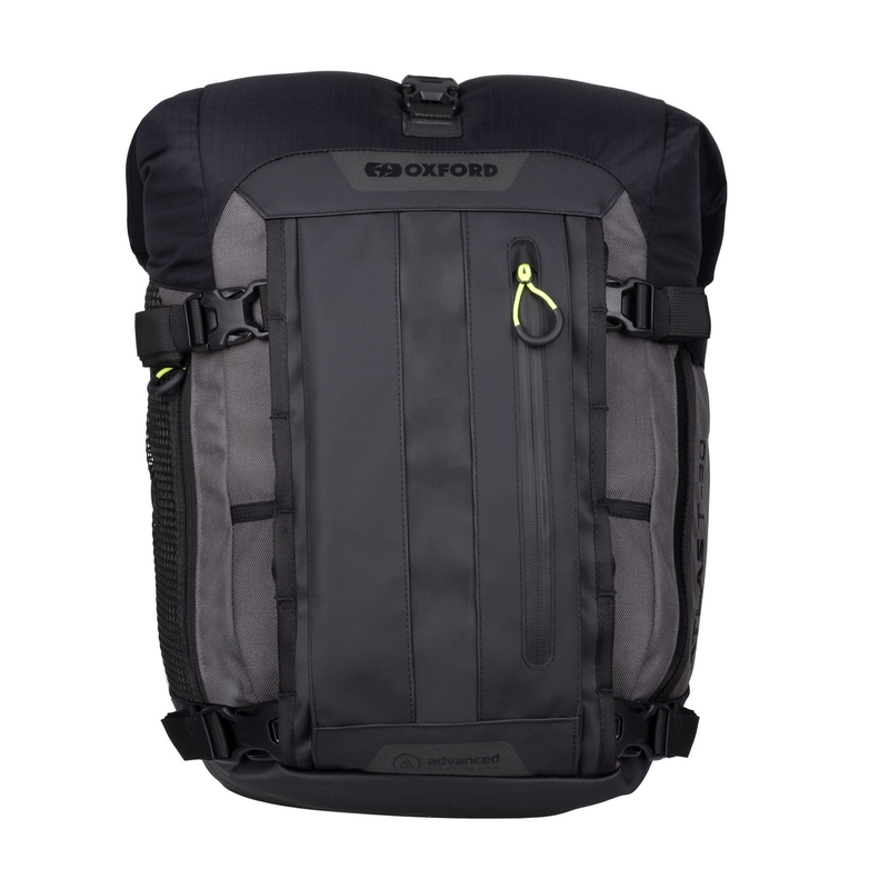 Moto brašna na sedadlo spolujezdce Oxford Atlas T-30 Advanced Tourpack 30 l šedá