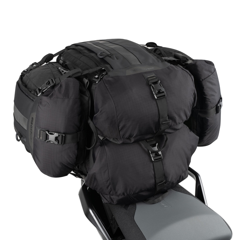 Moto brašna na sedadlo spolujezdce Oxford Atlas T-30 Advanced Tourpack 30 l šedá